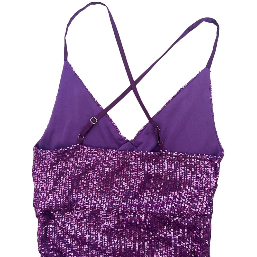 Sequined Side Ruched Bodycon Mini - Picture 5 of 7